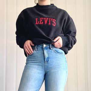 Vintage Levi’s Sweatshirt Logo Black US M